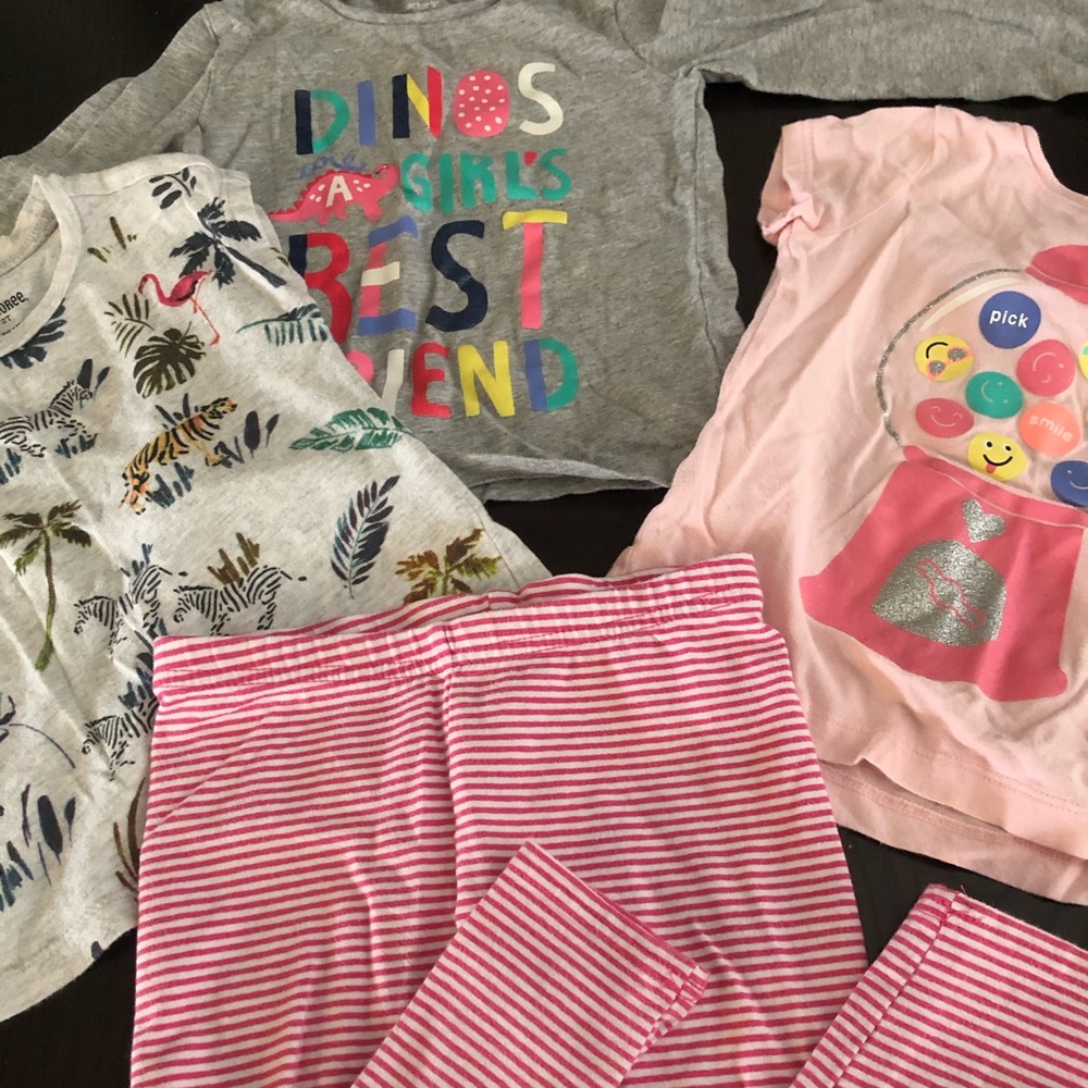 Gymboree and carters shirts and pants